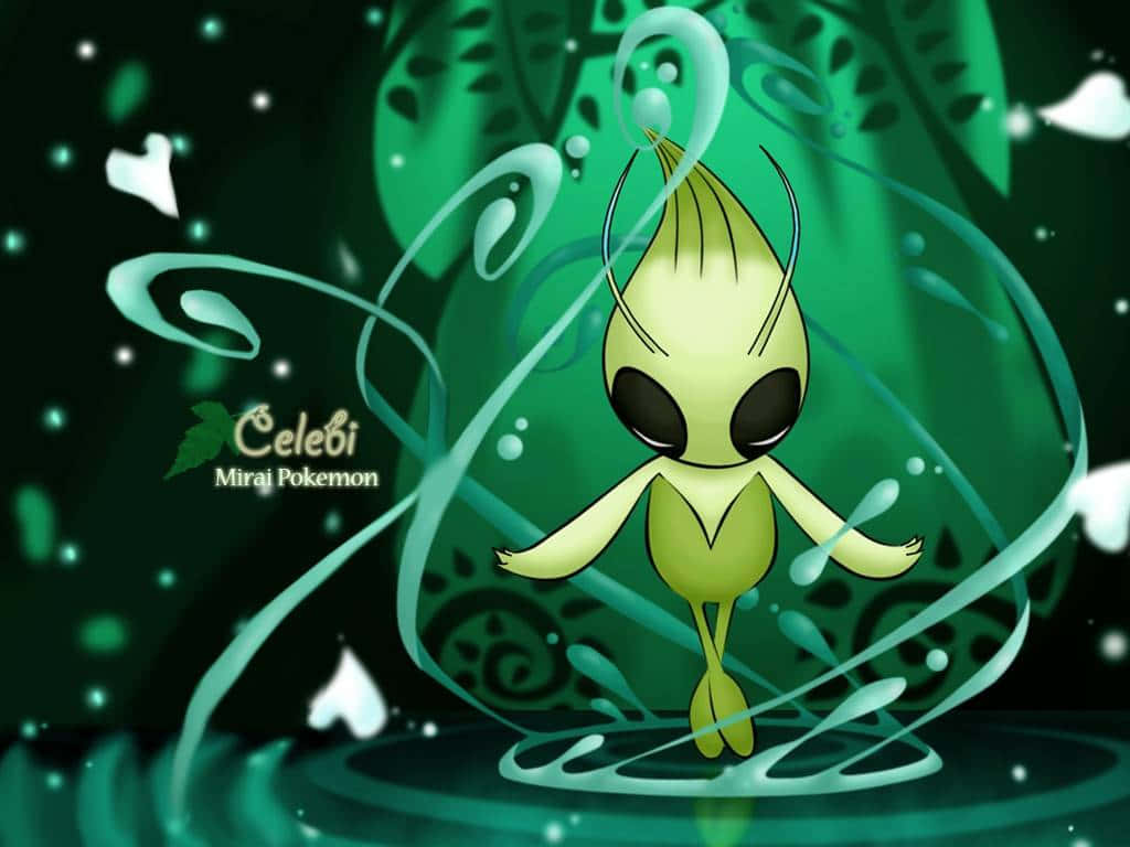 Celebi Mirai Pokemon Artwork Background