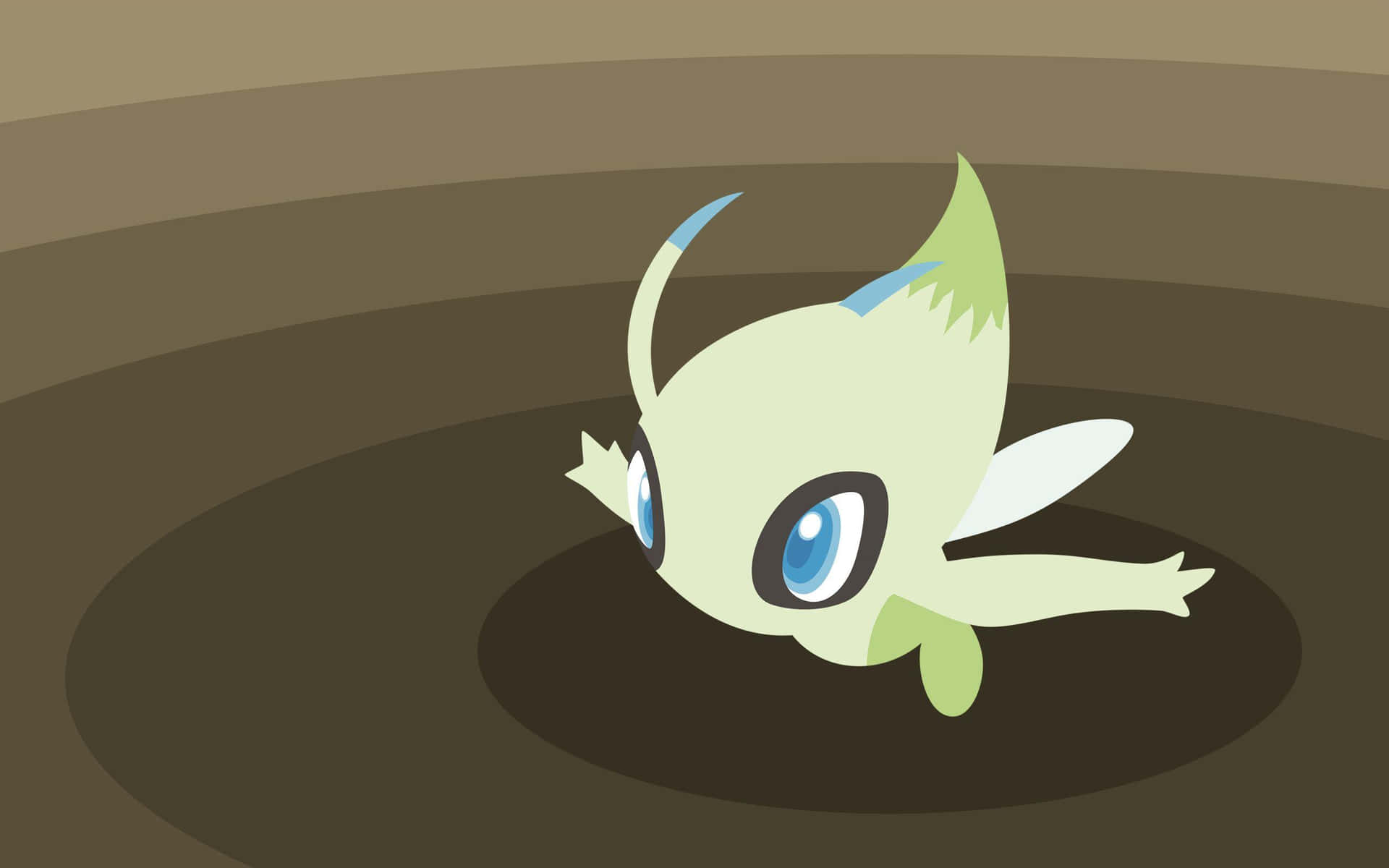 Celebi Pokemon Illustration