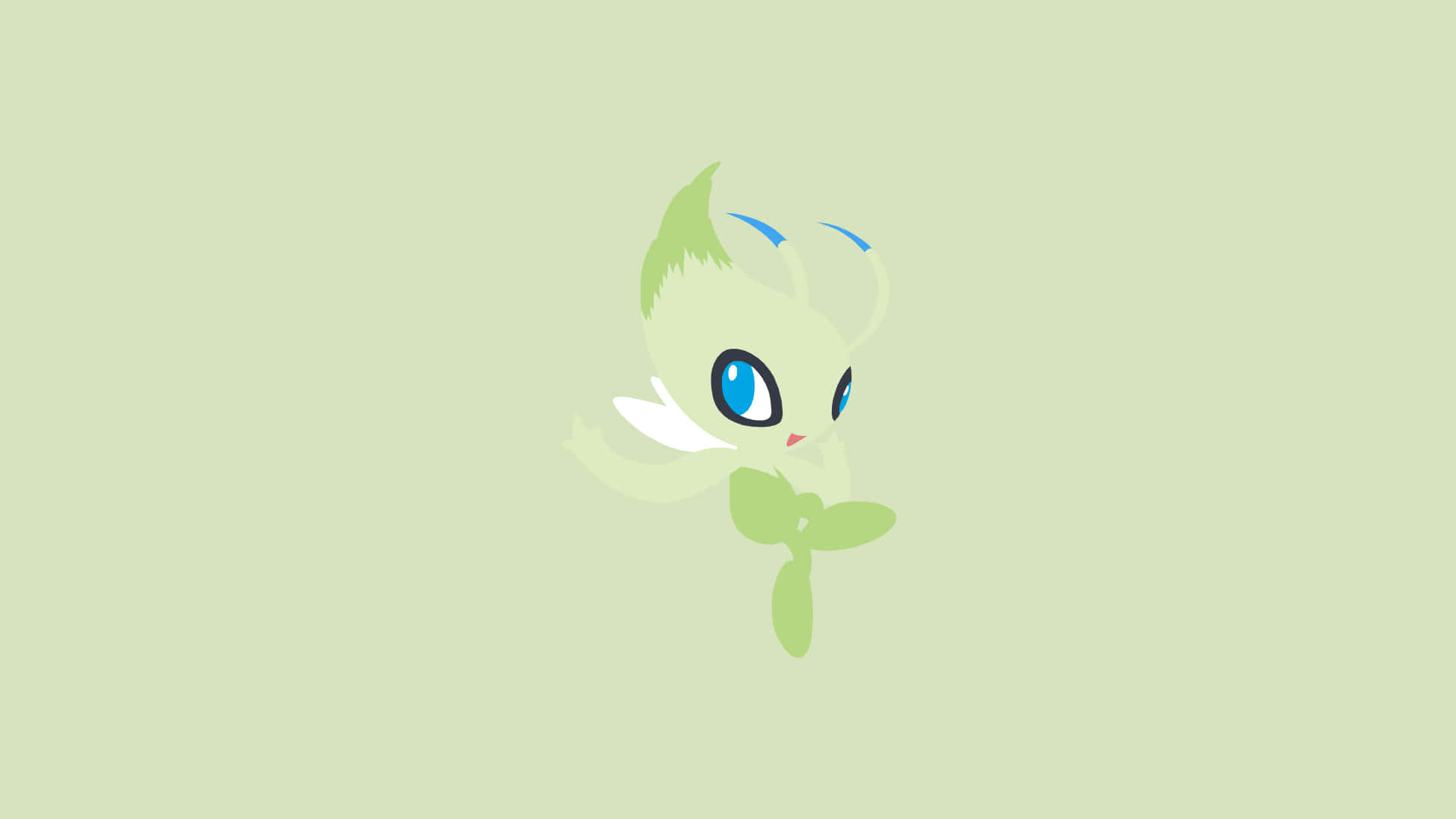Celebi Pokemon Illustration Background