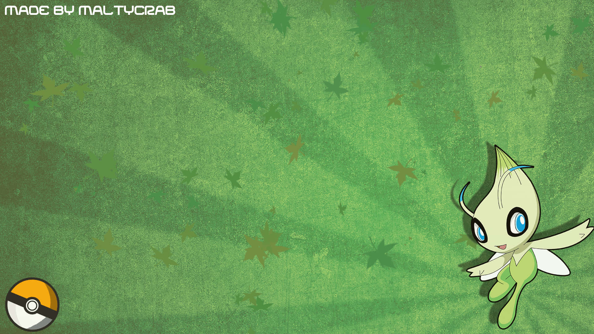 Celebi Pokemon Wallpaper Background