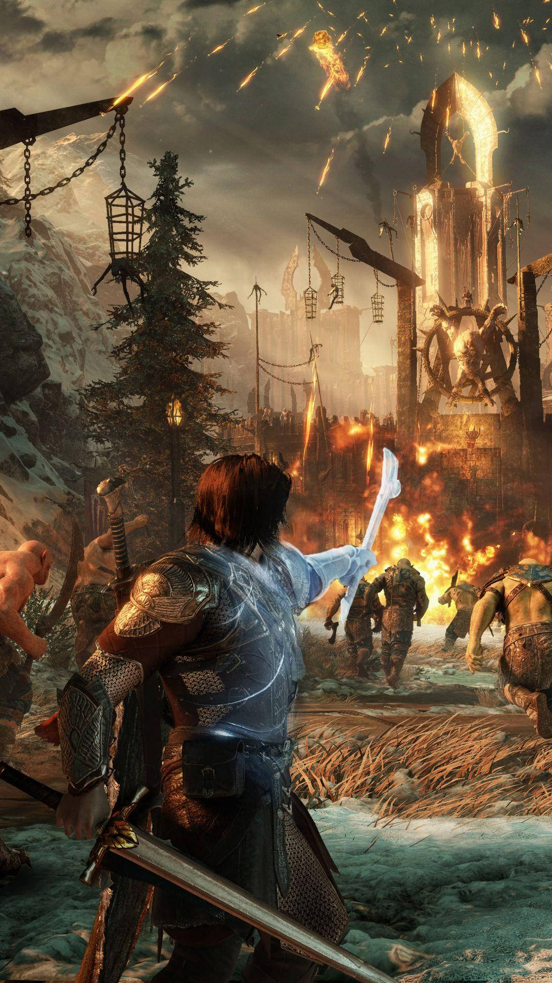 Celebimbor Charges Against Adversary In Middle Earth: Shadow Of War