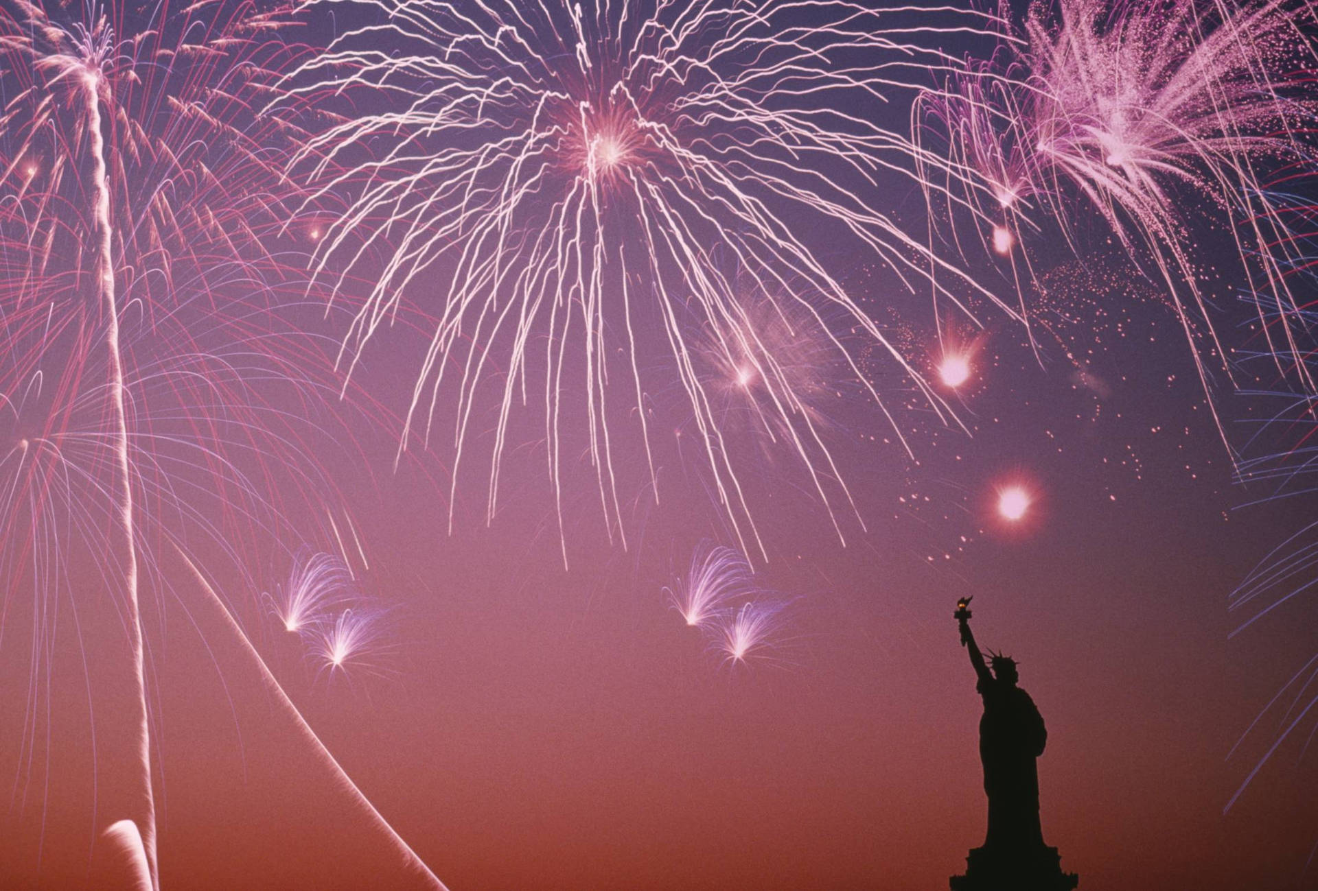 Celebrate 4th Of July And Enjoy The Fireworks Background