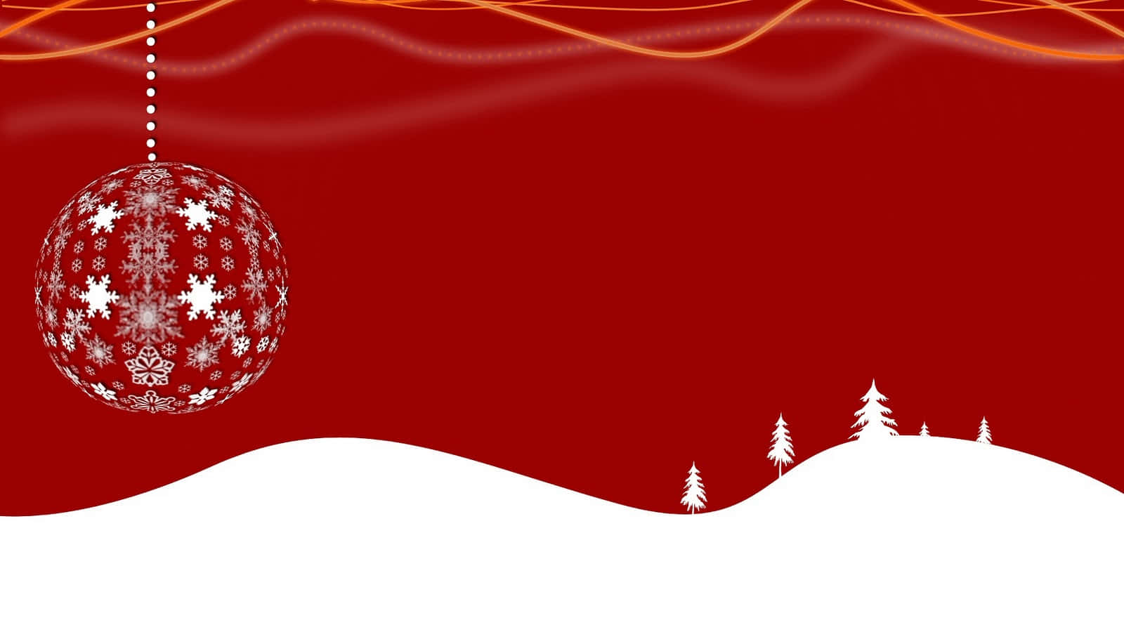 Celebrate A Bright And Festive Christmas With A Red Aesthetic Background