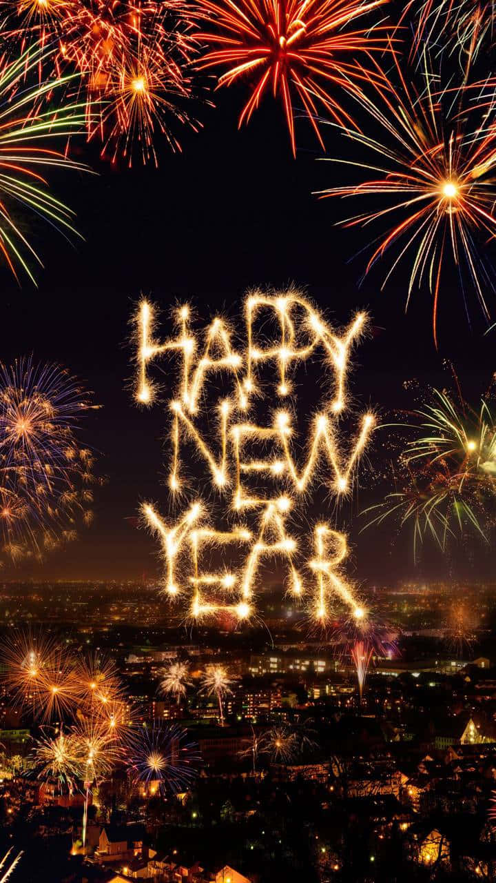 Celebrate A Fresh Start And Bright Future In The New Year. Background