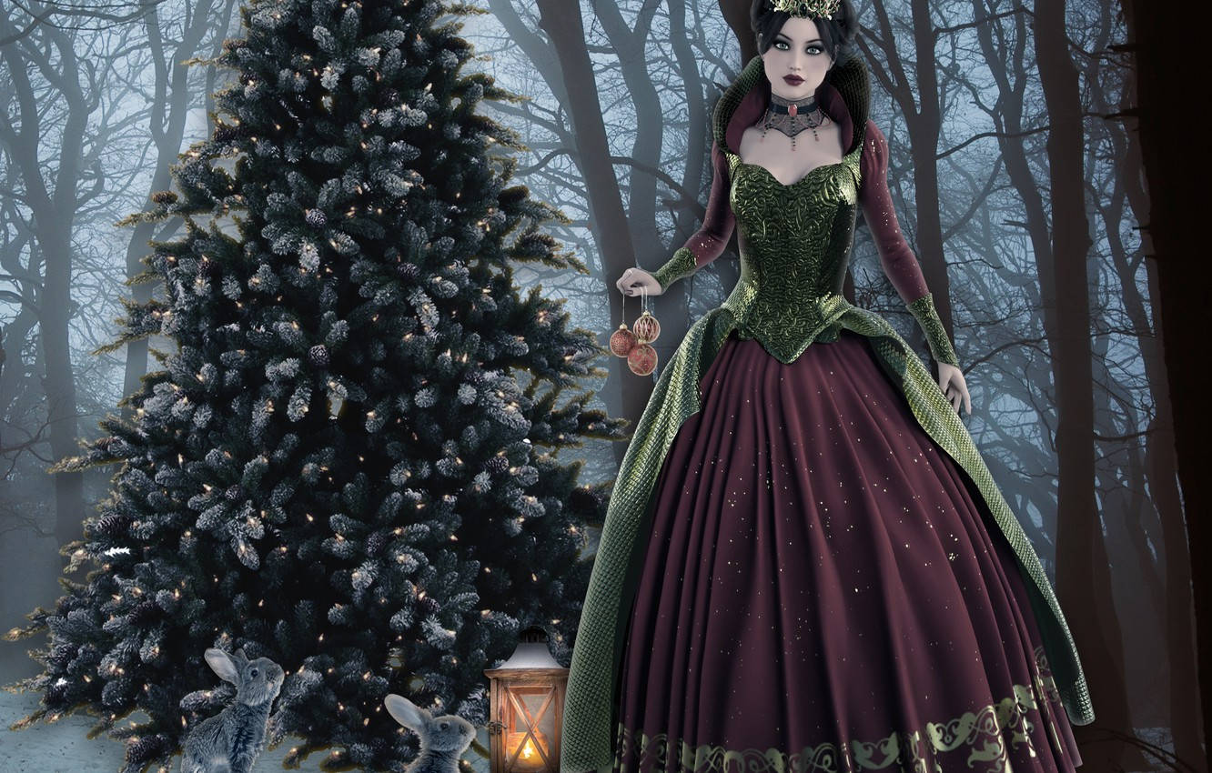 Celebrate A Gothic Christmas This Season! Background