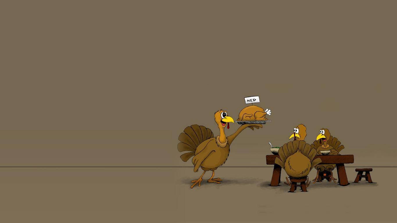 Celebrate A Happy Thanksgiving With This Delicious Turkey! Background