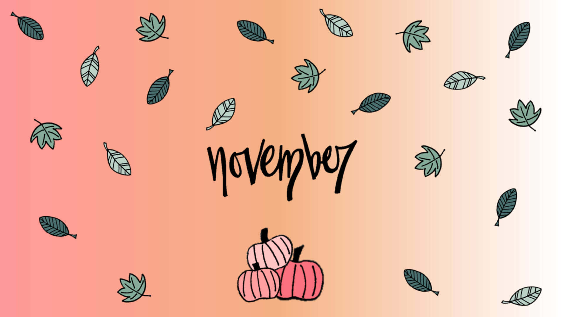 Celebrate Aesthetic November With A Refreshing Nature Scene Background