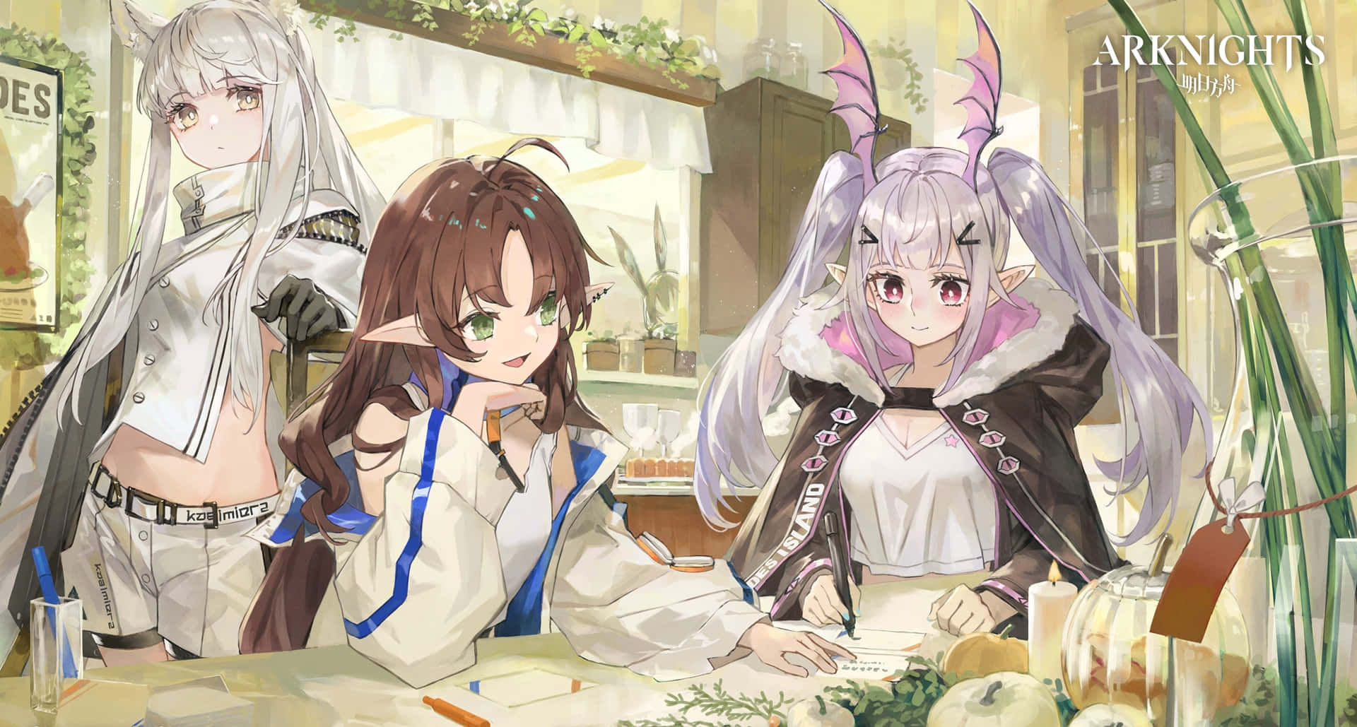 Celebrate Anime Thanksgiving With Friends And Family Background