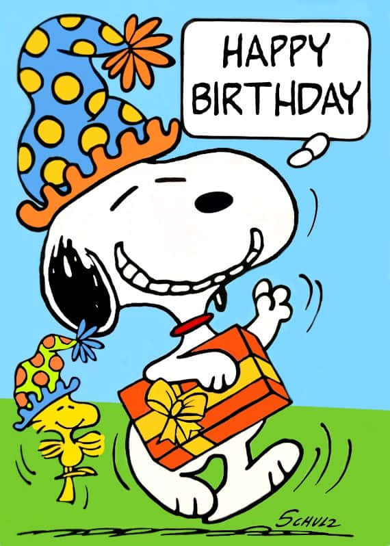 Celebrate Charlie Brown's Birthday With His Friends! Background