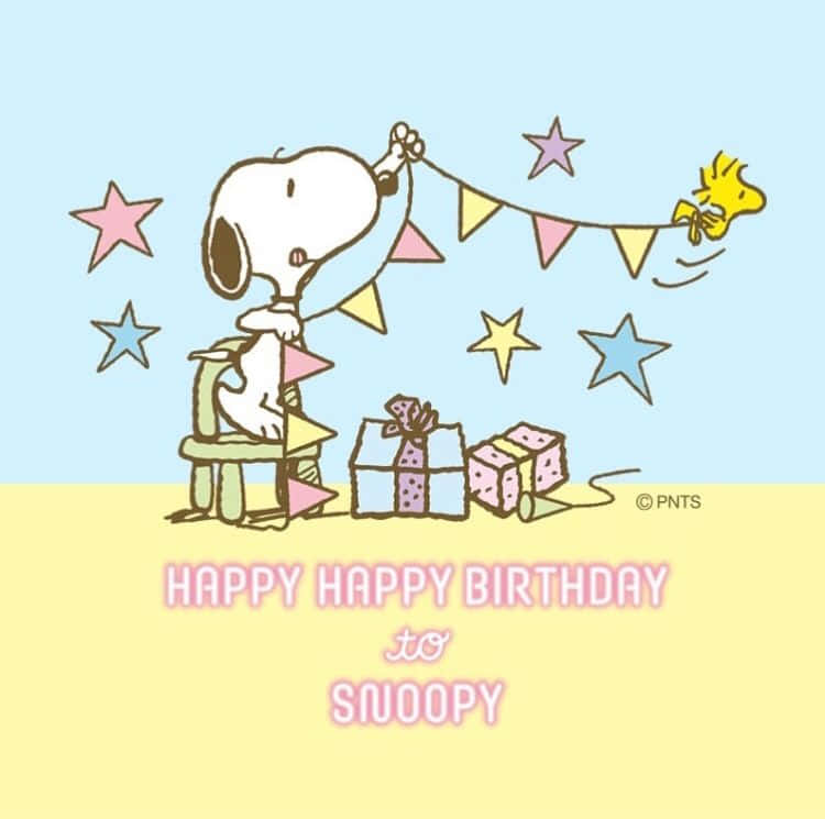 Celebrate Charlie Brown With A Happy Birthday! Background