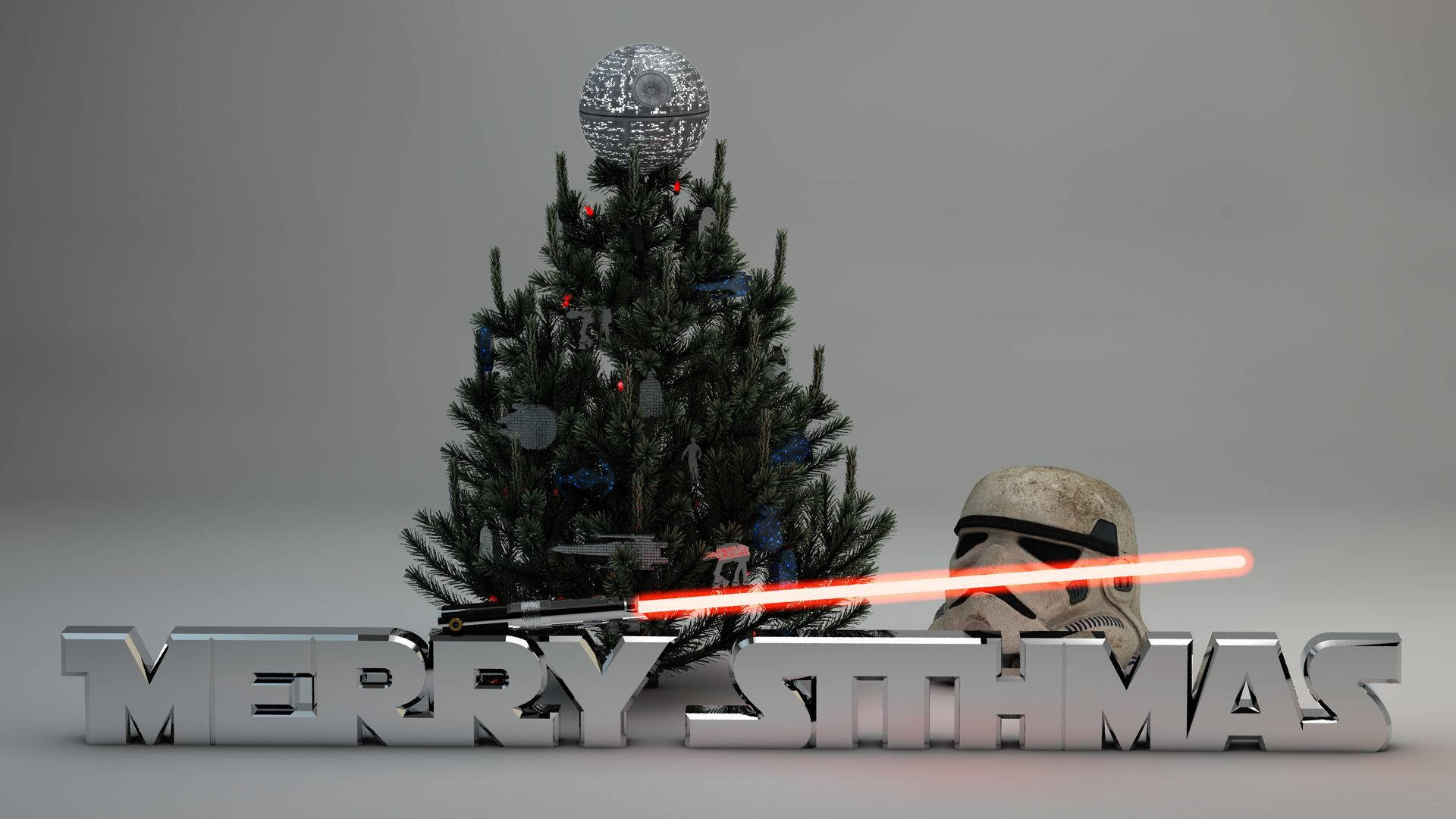 Celebrate Christmas In A Galaxy Far, Far Away Background