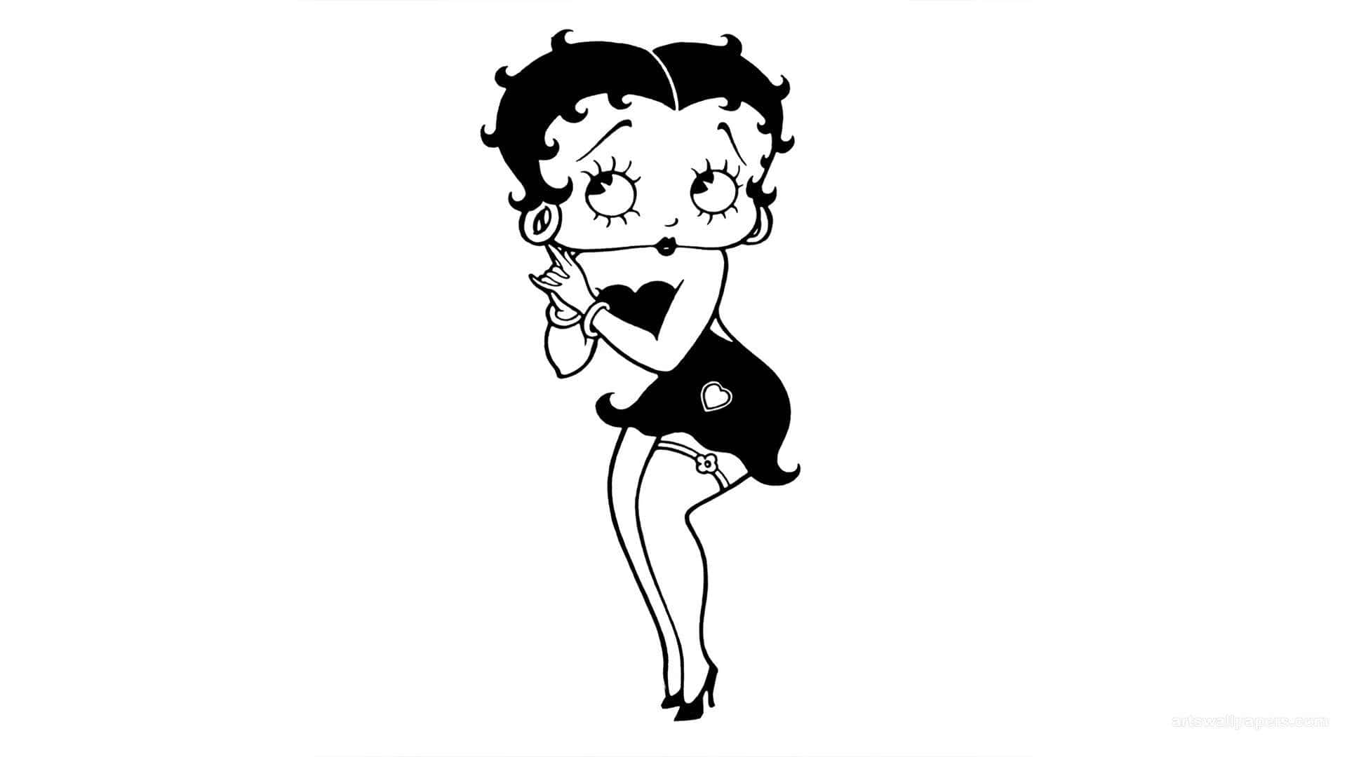 Celebrate Christmas In Fun And Fashion With Betty Boop! Background