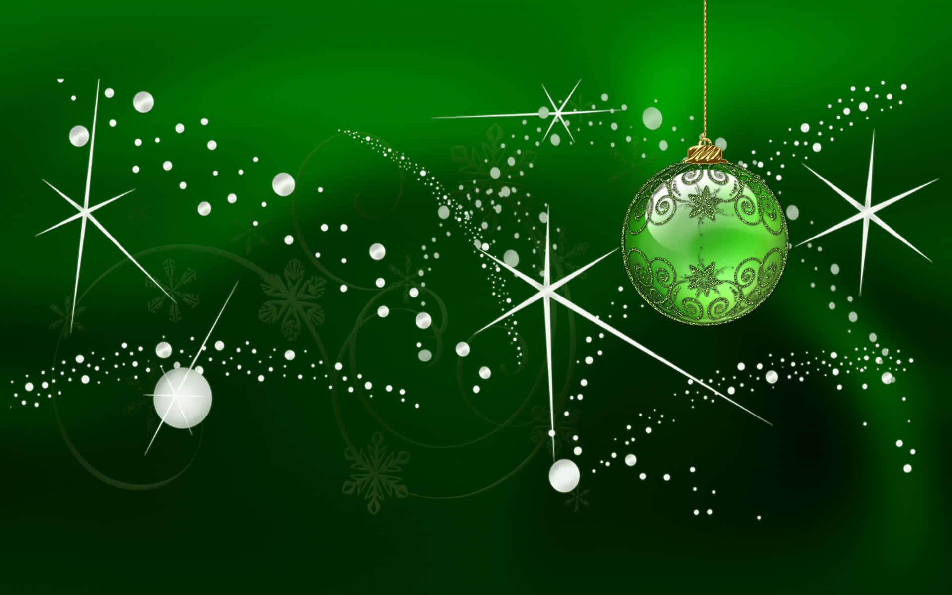 Celebrate Christmas With A Dark Green Twist Background