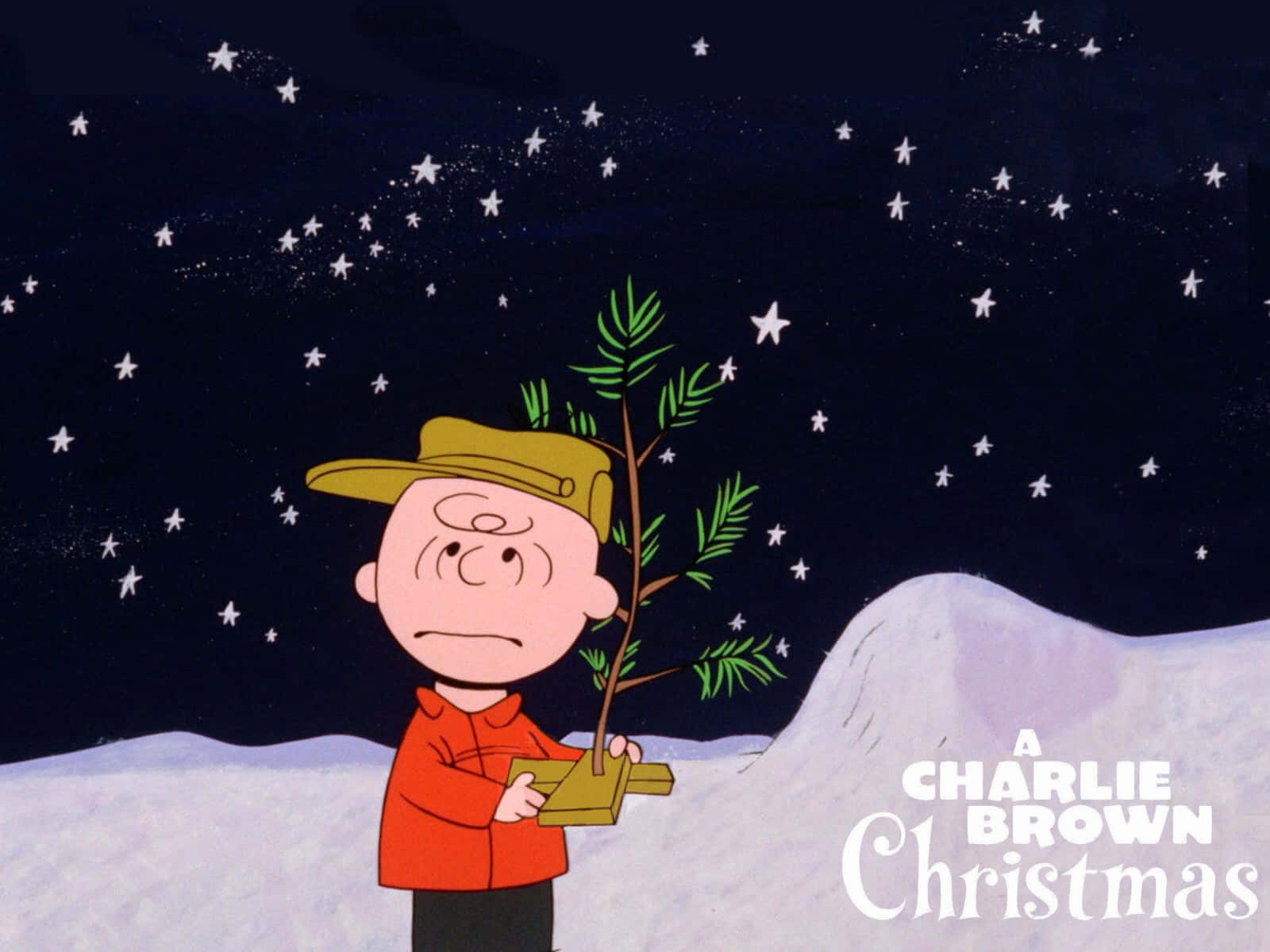 Celebrate Christmas With Charlie Brown And The Peanuts Gang Background