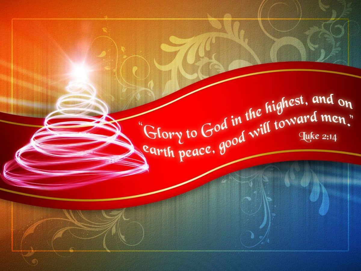 Celebrate Christmas With Faith And Joy Background