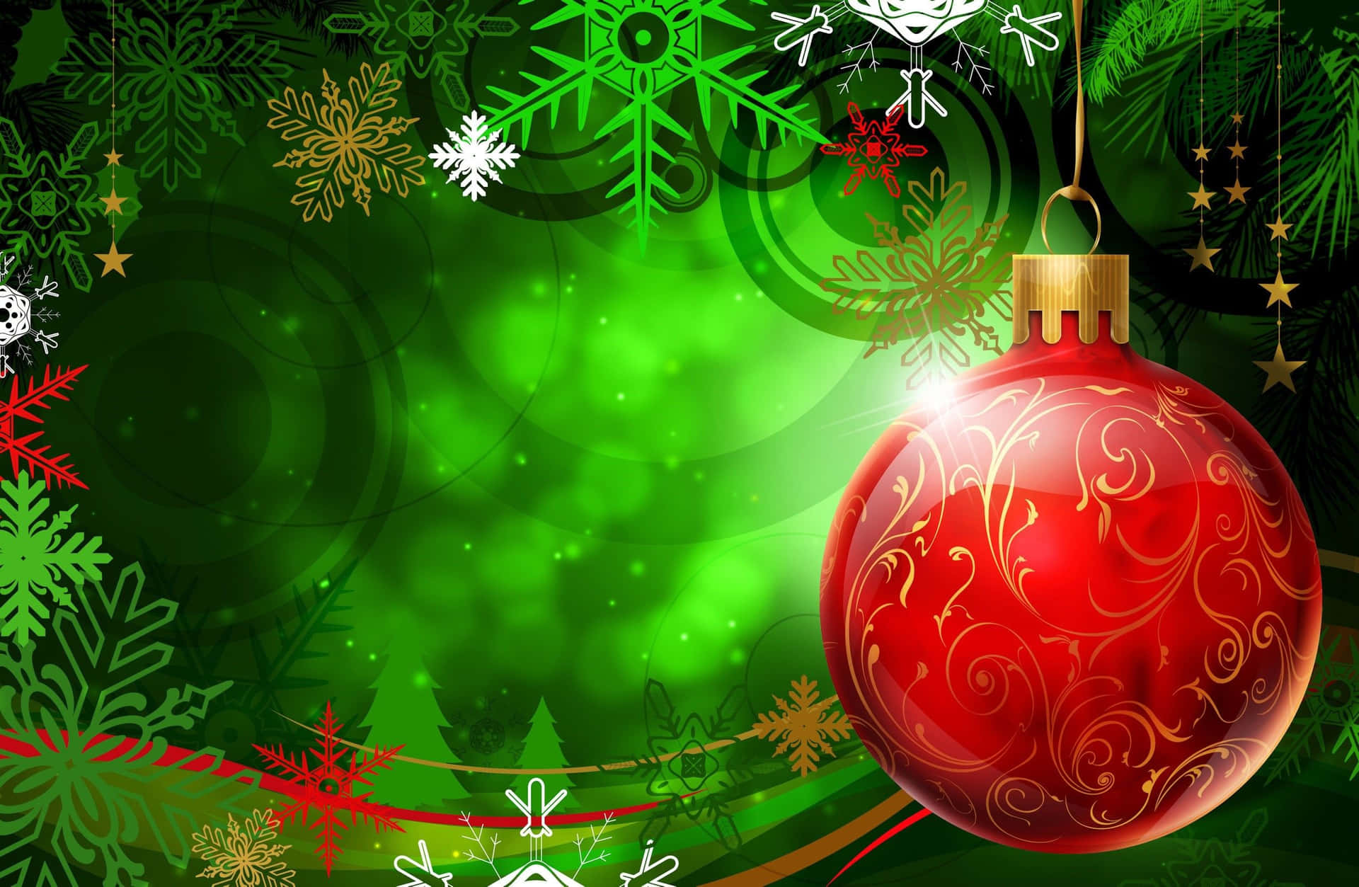 Celebrate Christmas With The Joyful Colors Of Red And Green.