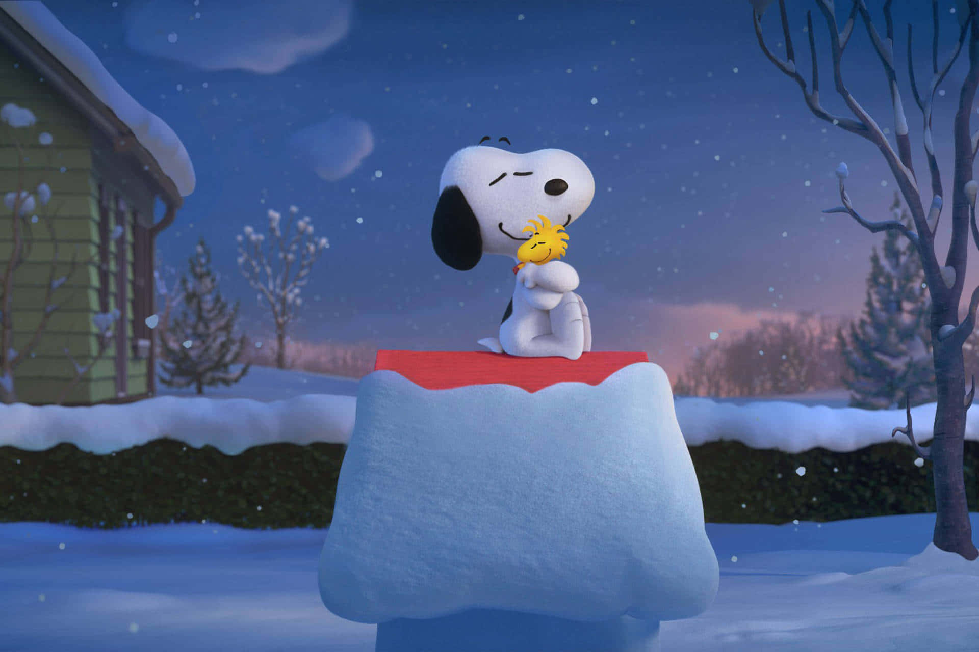 Celebrate Christmas With The Peanuts Gang! Background