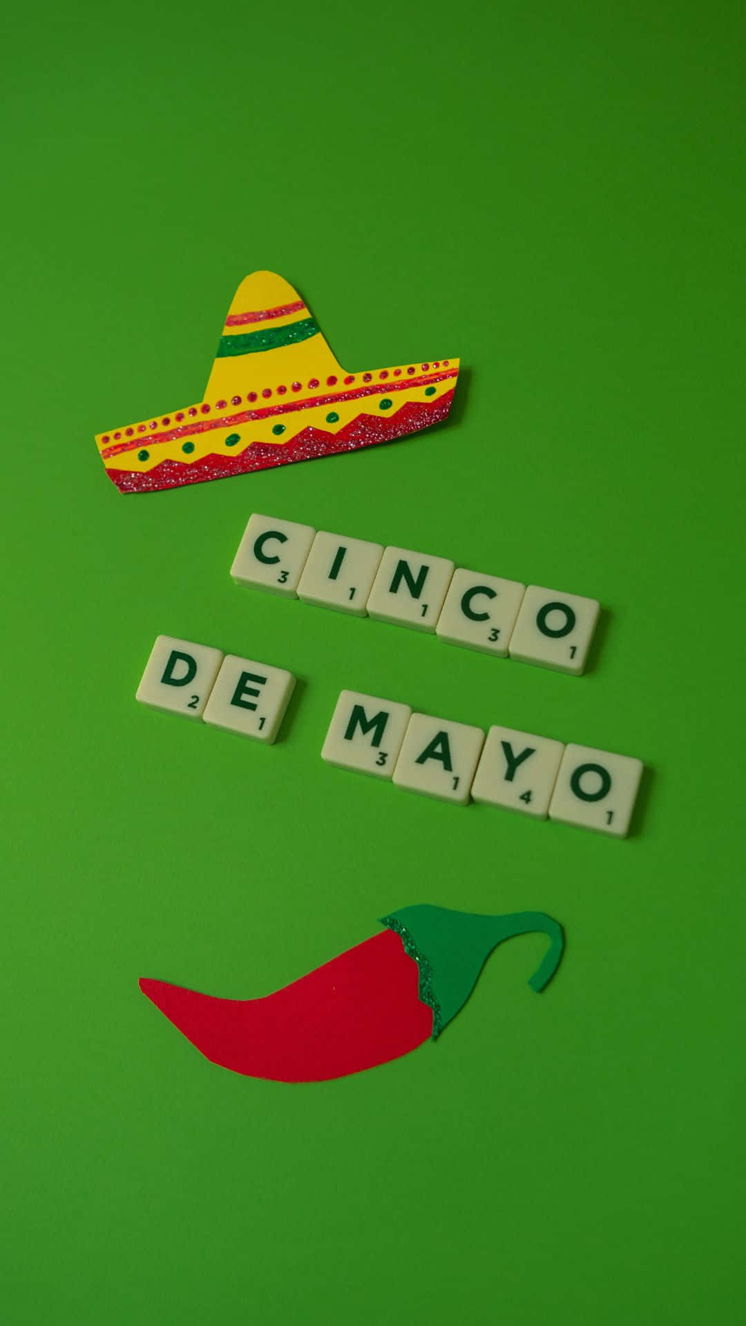 Celebrate Cinco De Mayo In Colorful Style Background