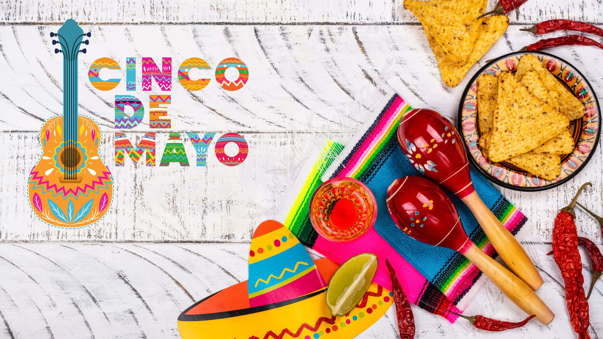 Celebrate Cinco De Mayo With Colorful Decorations.