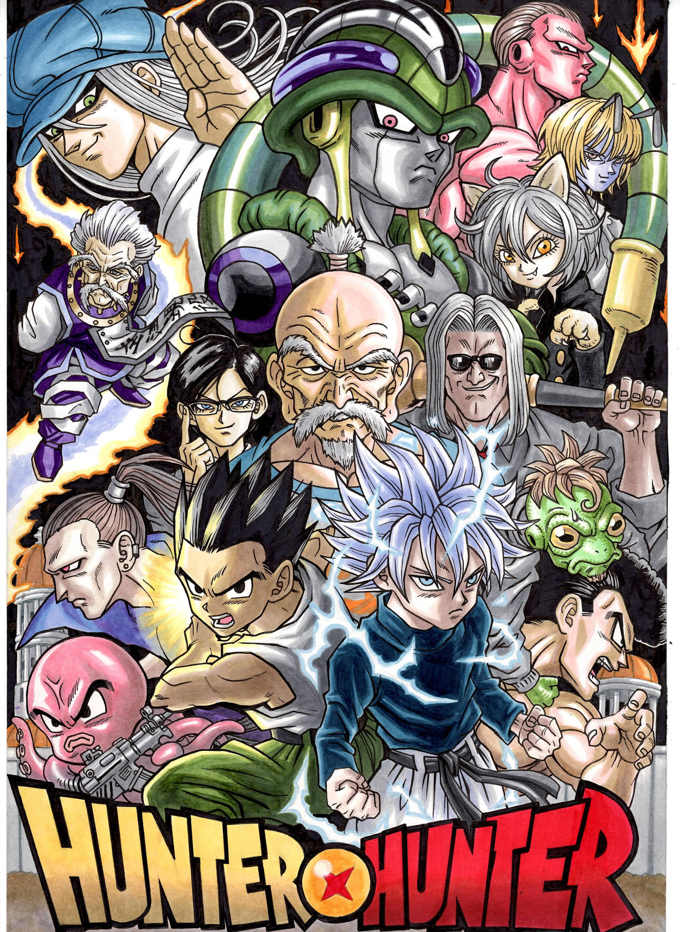 Celebrate Classic Anime With The Hunter X Hunter Iphone