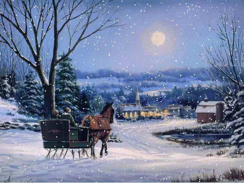 Celebrate Cowboy Christmas In Style Background