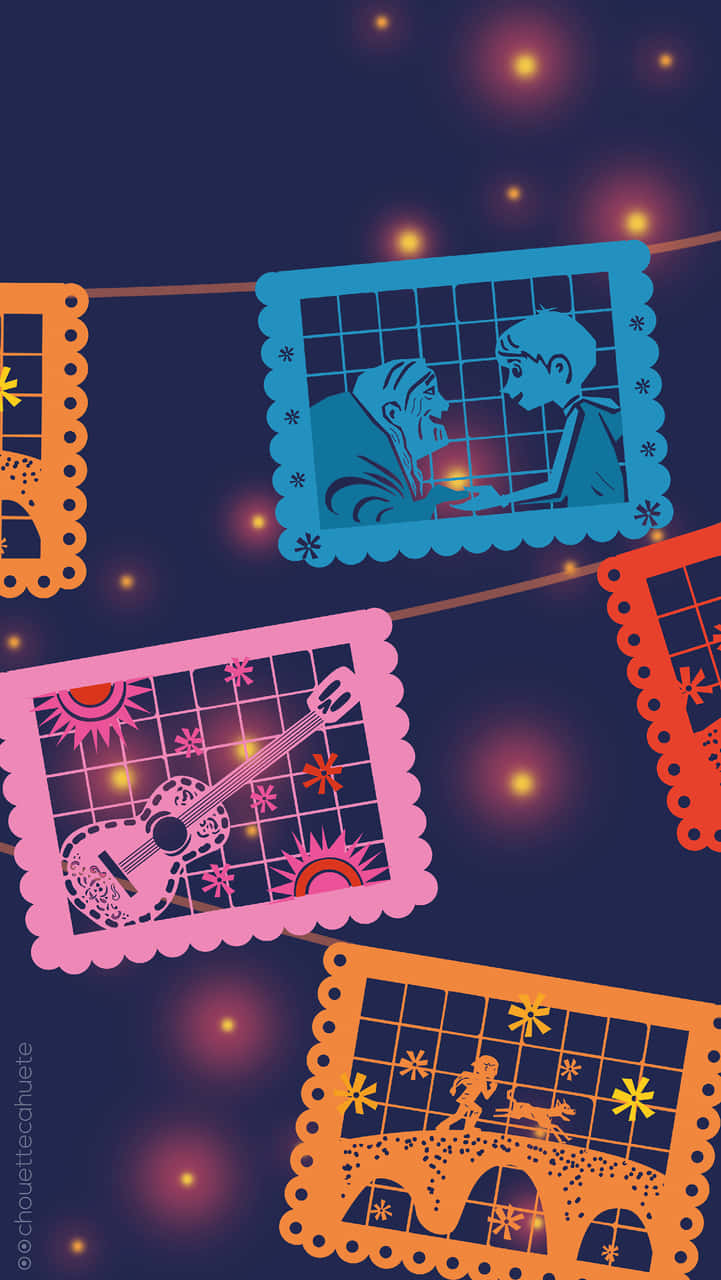 Celebrate Dia De Los Muertos With Disney's Coco Background