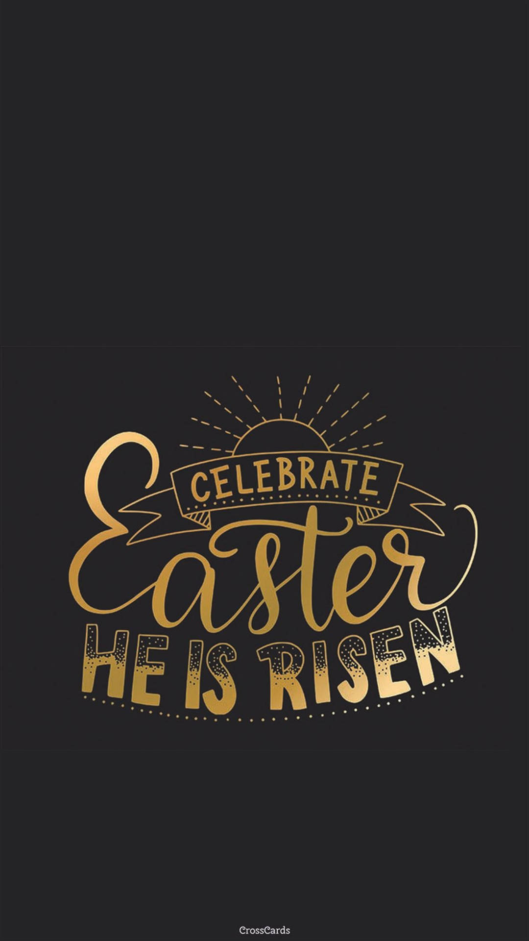 Celebrate Easter He Is Risen Background