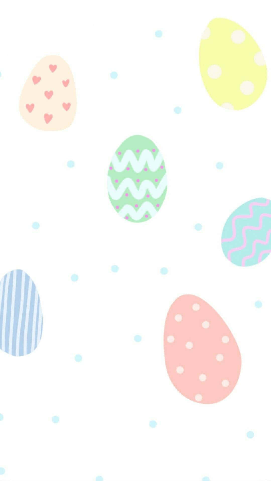 Celebrate Easter With This Cheerful Cute Easter Iphone Wallpaper Background