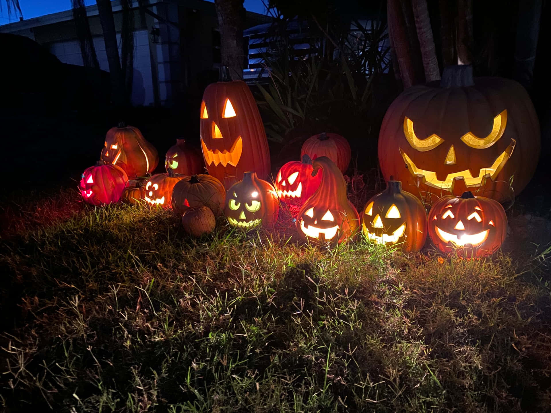 Celebrate Halloween In Style With This Spooky 1920x1080 Wallpaper Background