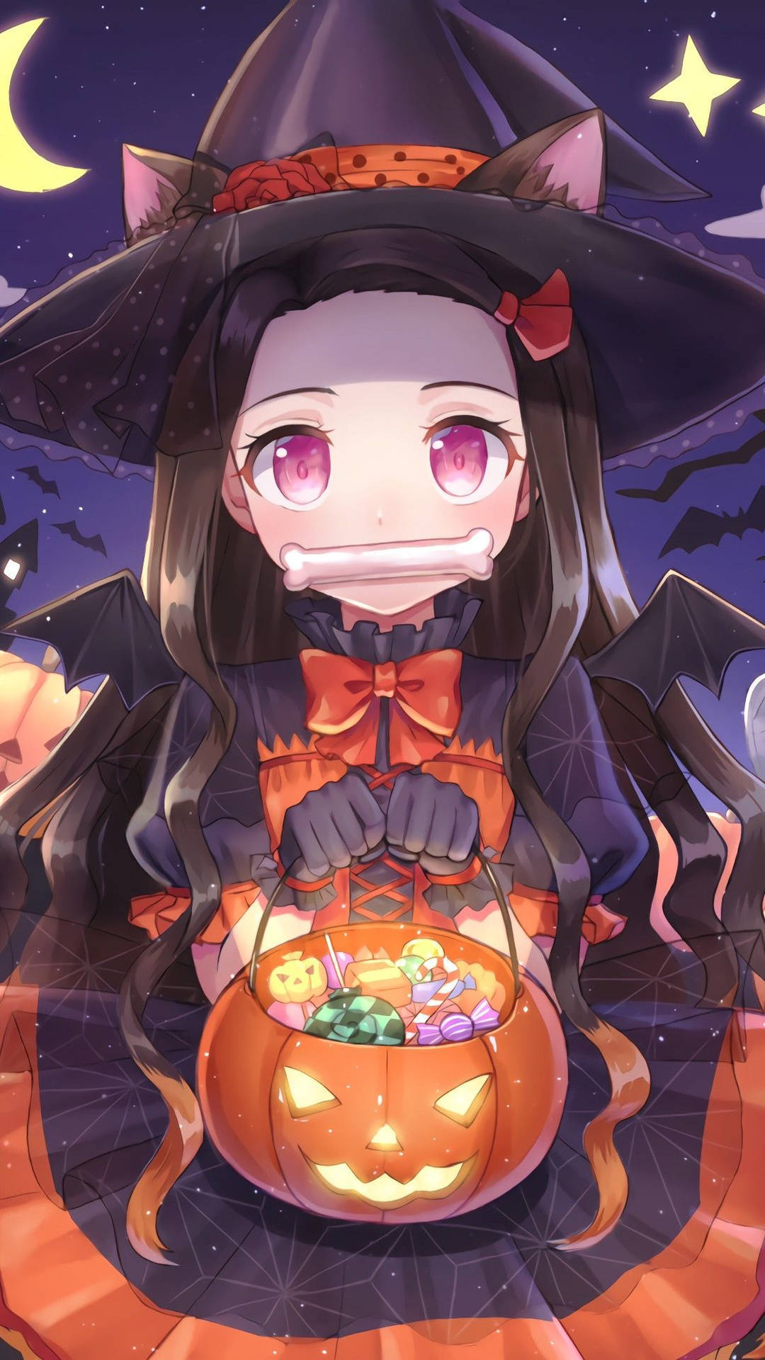 Celebrate Halloween The Anime Way Background