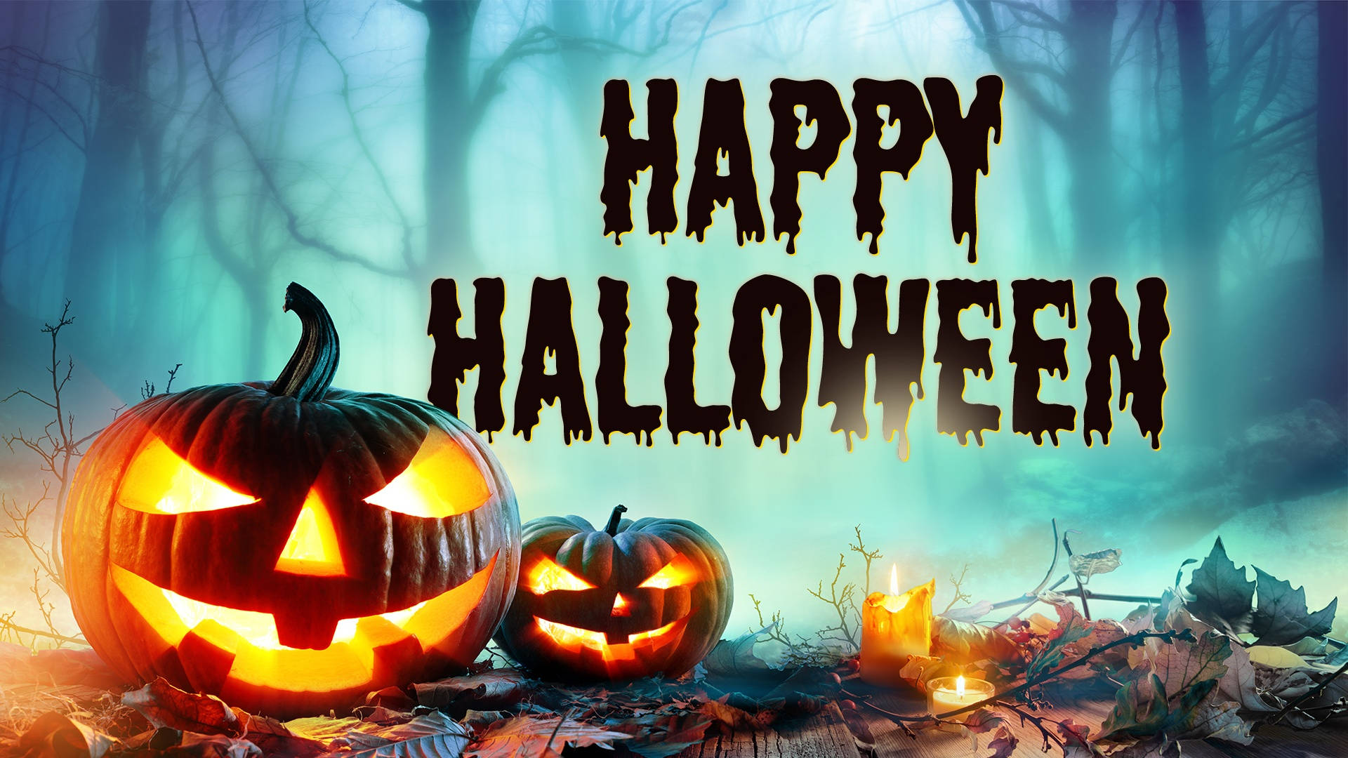 Celebrate Halloween With A Spooky Display. Background