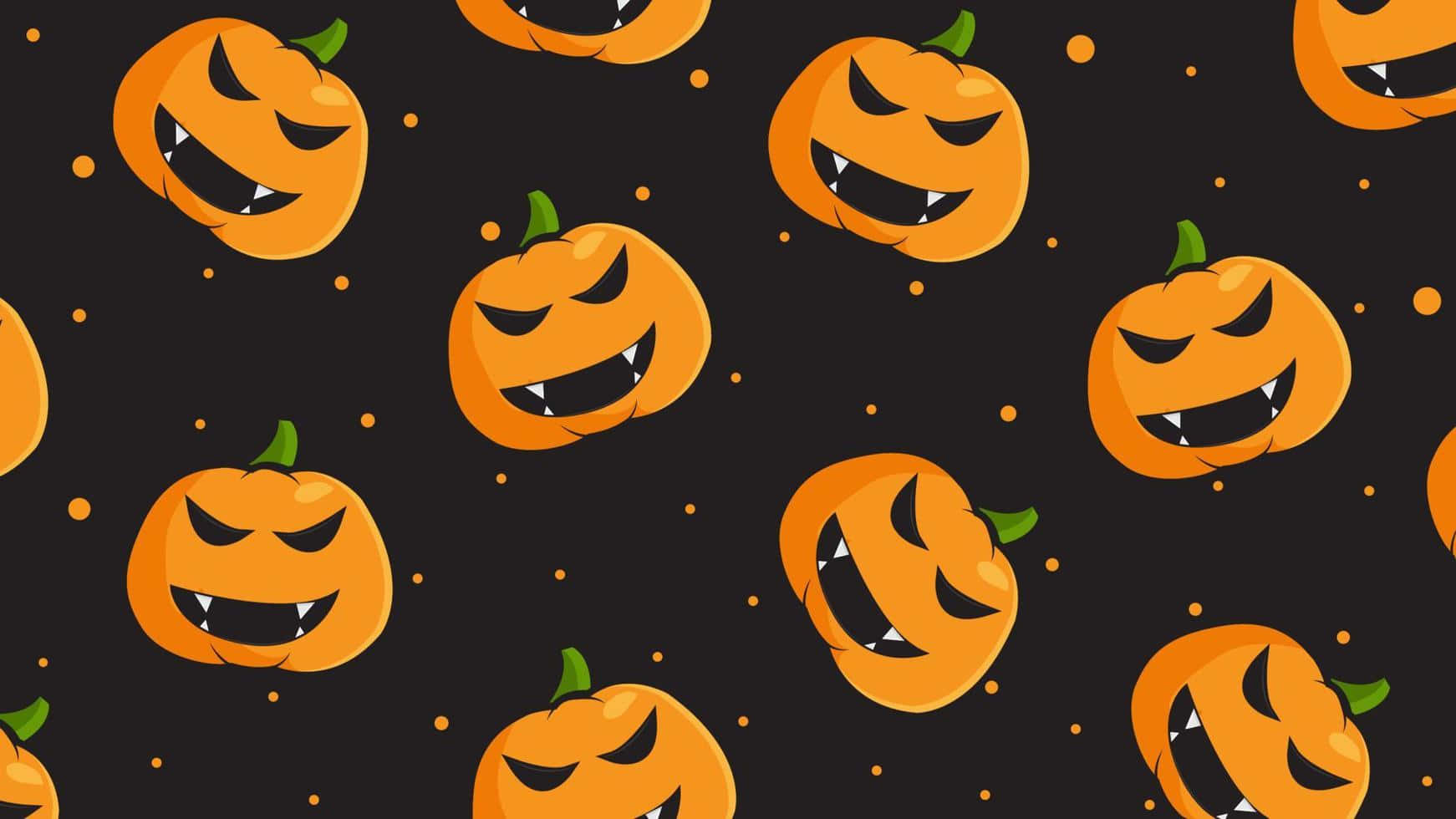 Celebrate Halloween With Pops Of Orange! Background