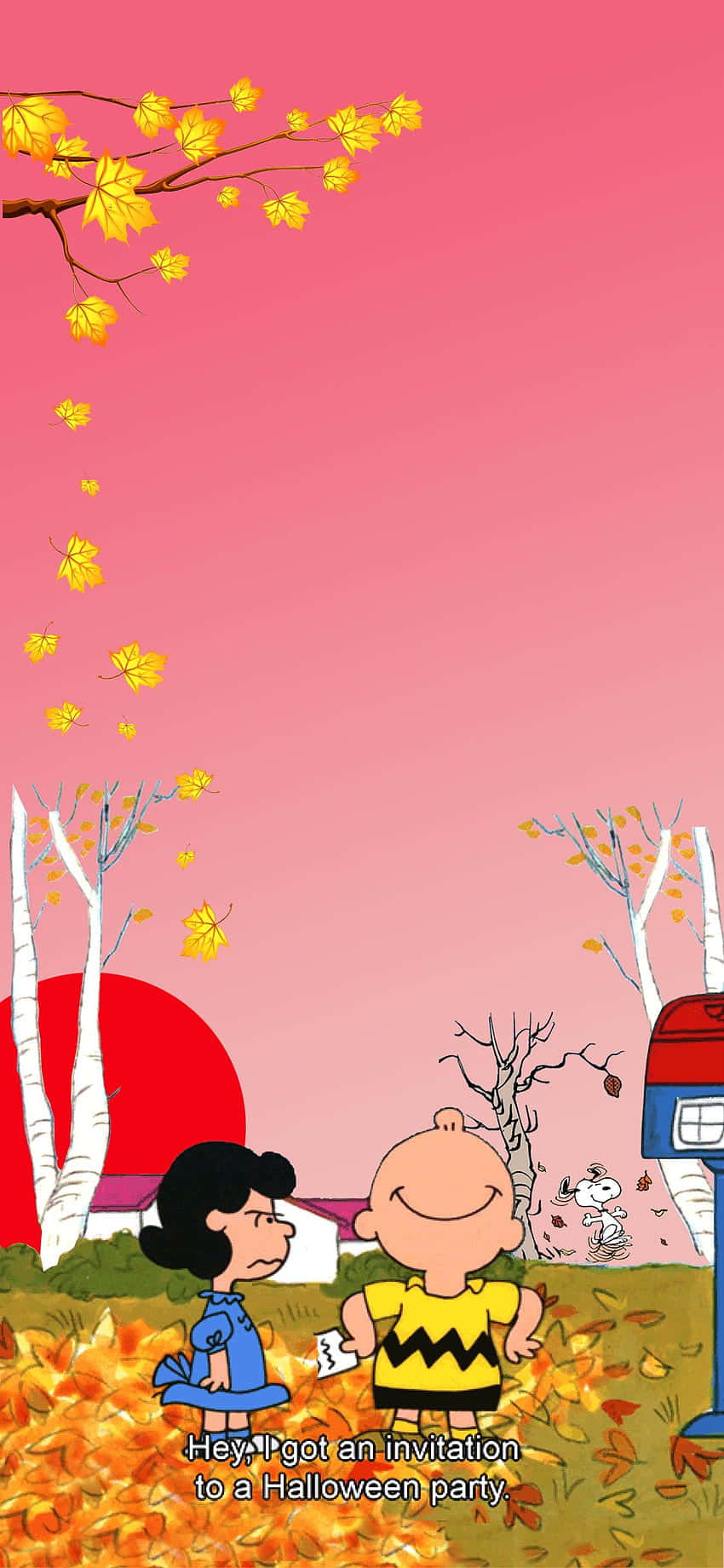 Celebrate Halloween With Snoopy And Charlie Brown With All Your Favorite Peanuts Characters! Background