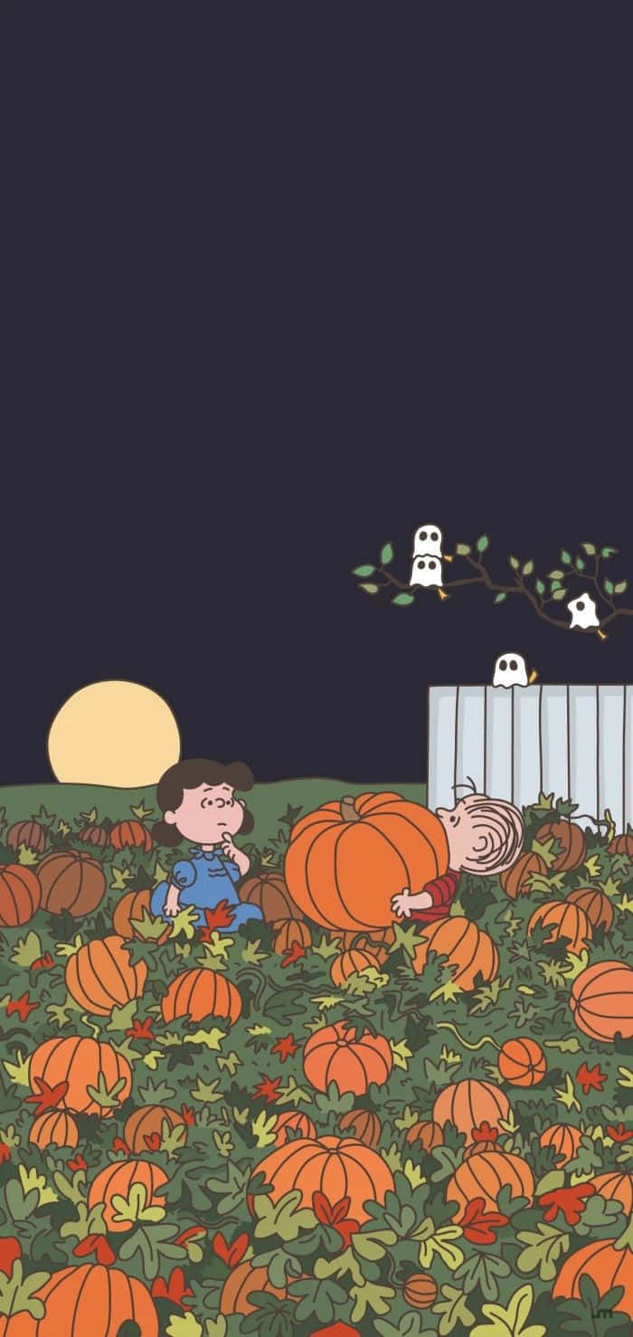 Celebrate Halloween With The Peanuts Gang! Background
