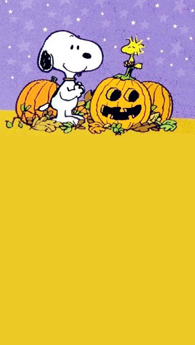Celebrate Halloween With The Peanuts Gang! Background