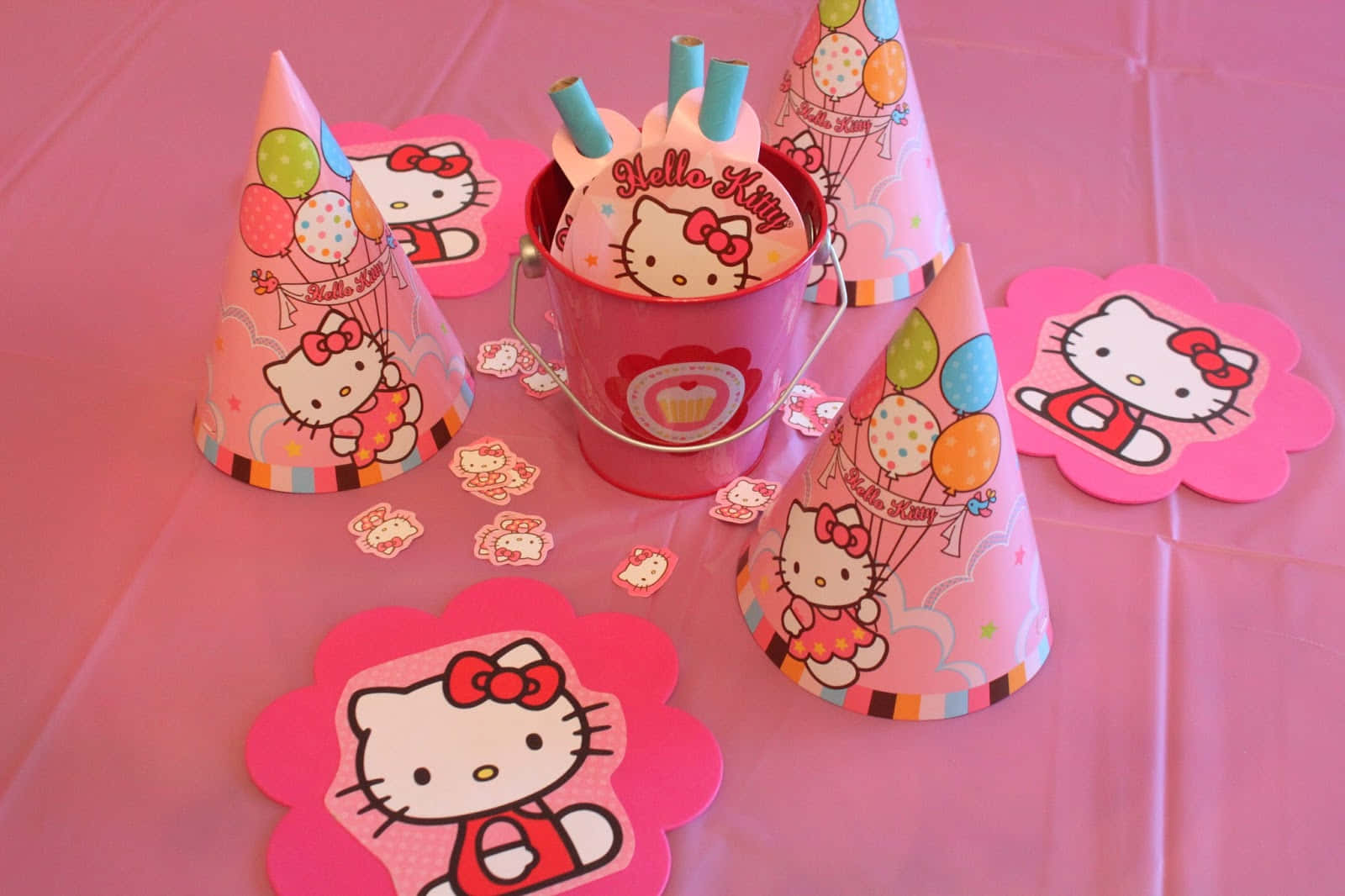 Celebrate In Style With A Hello Kitty-themed Birthday Bash Background