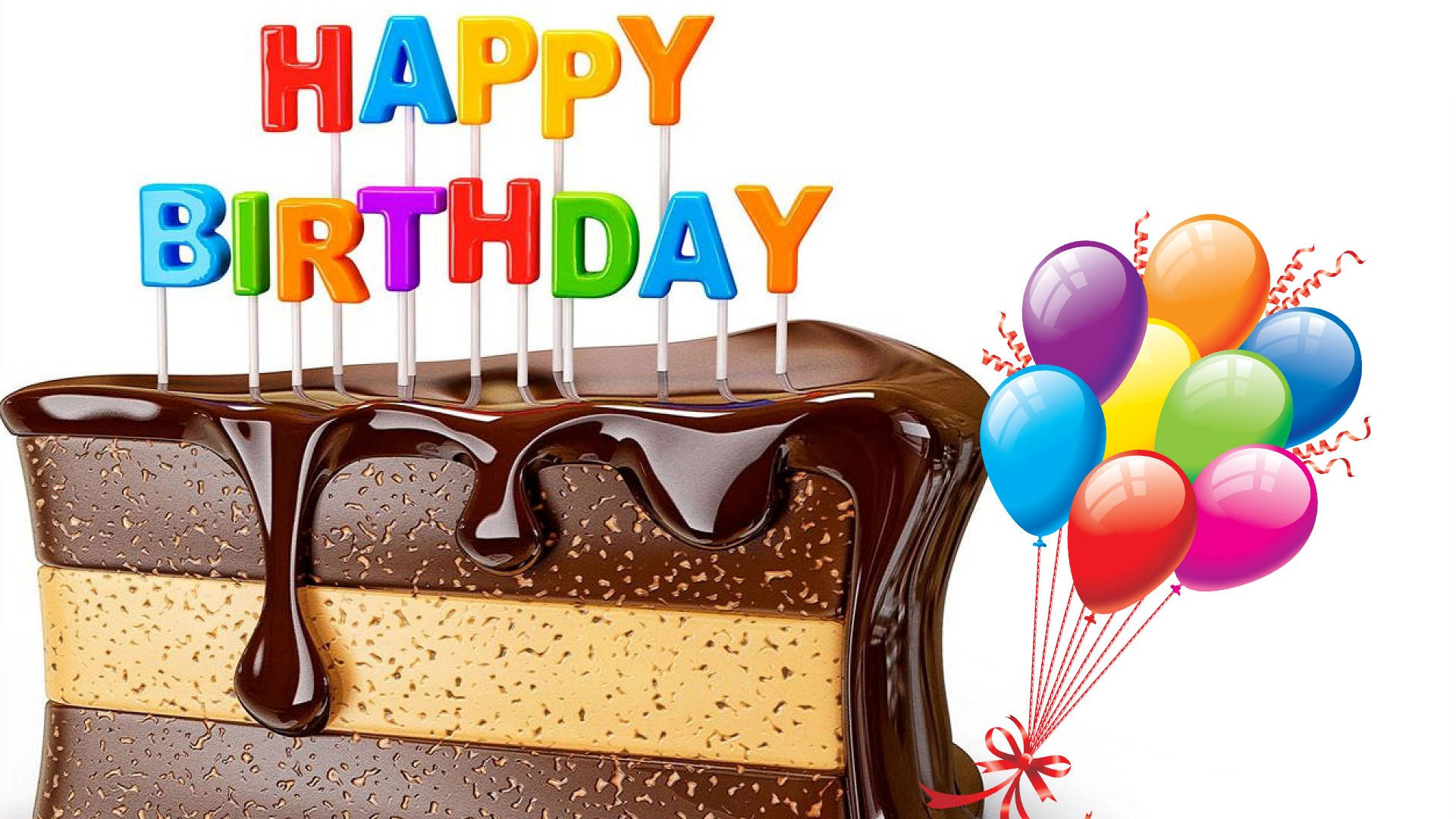 Celebrate In Style With Aesthetic Happy Birthday Cake Slice