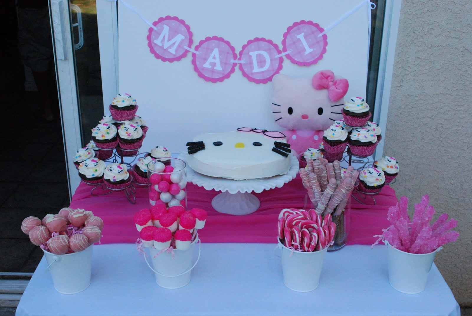 Celebrate In Style With Hello Kitty Birthday Party Background