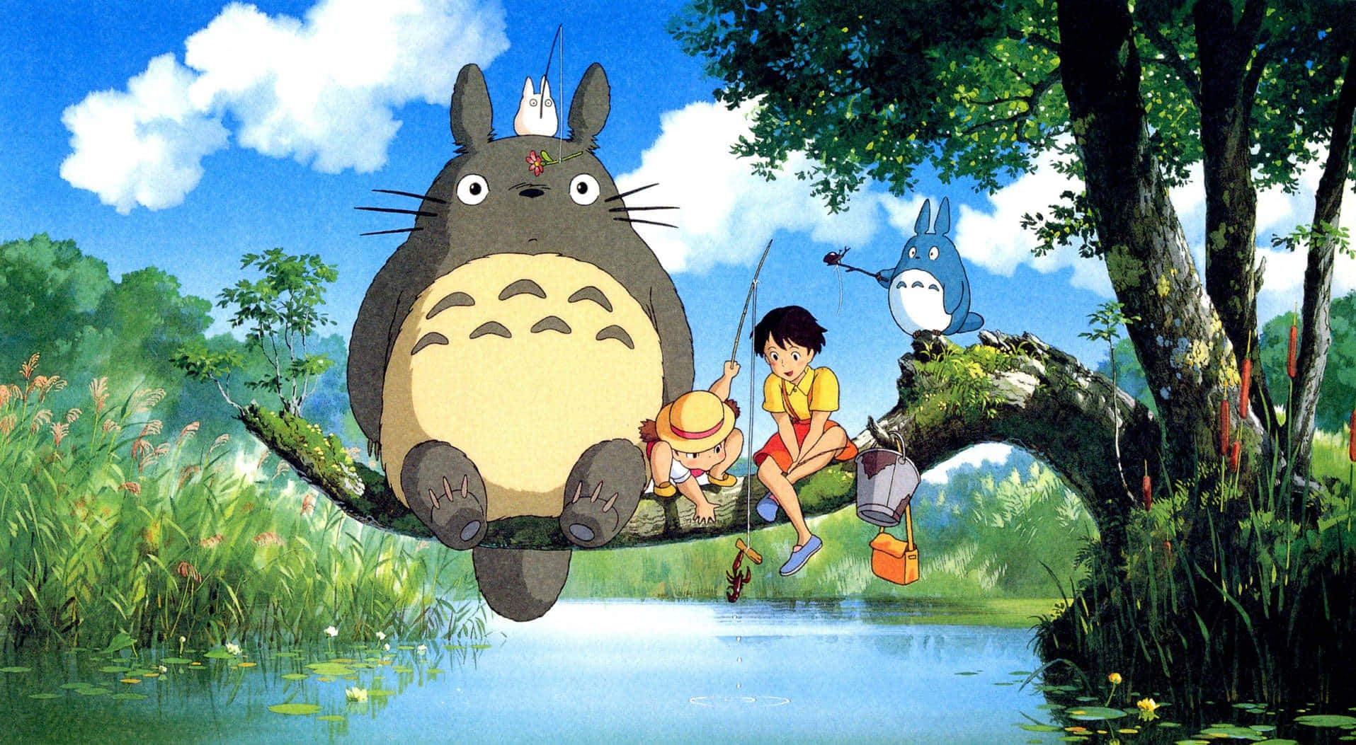 Celebrate Japanese Studio Ghibli Artistry With A Desktop Aesthetic Background