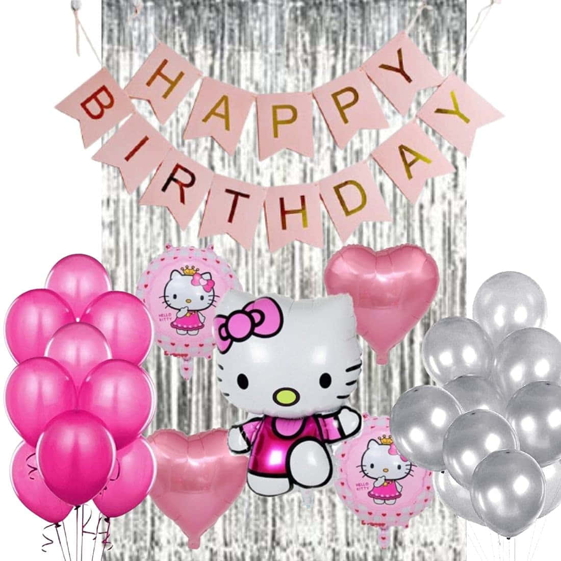 Celebrate Joy With Hello Kitty Birthday Wallpaper Background