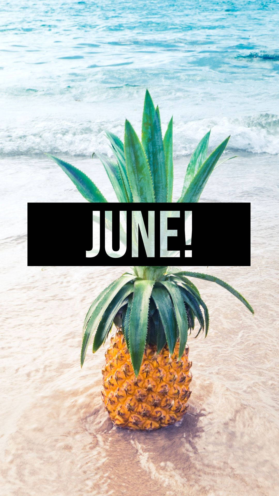 Celebrate June With A Sweet And Juicy Pineapple Background