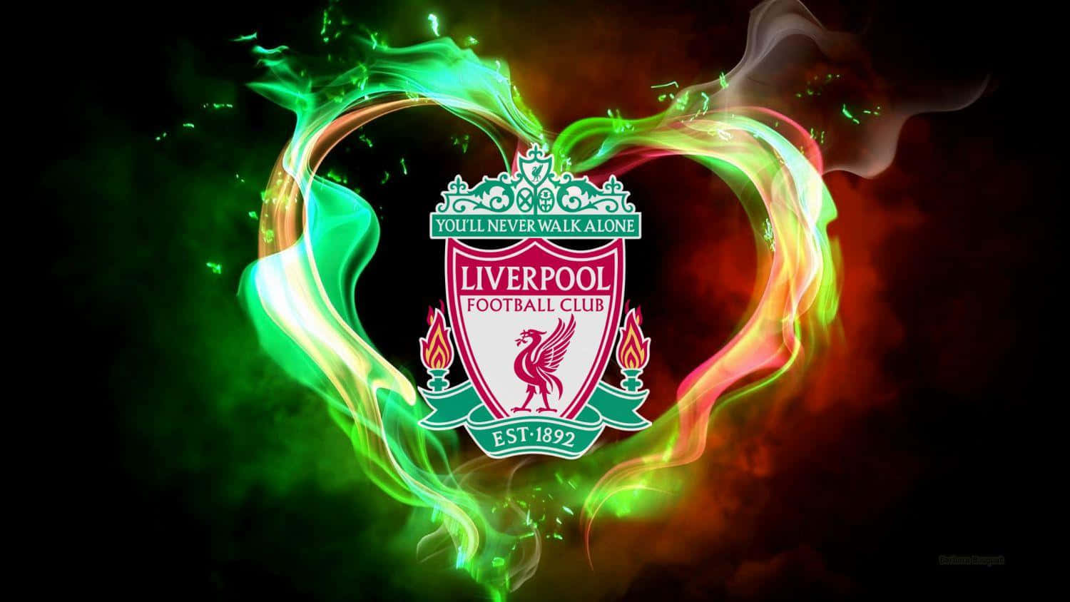 Celebrate Liverpool Fc Victory With A Desktop Wallpaper Background