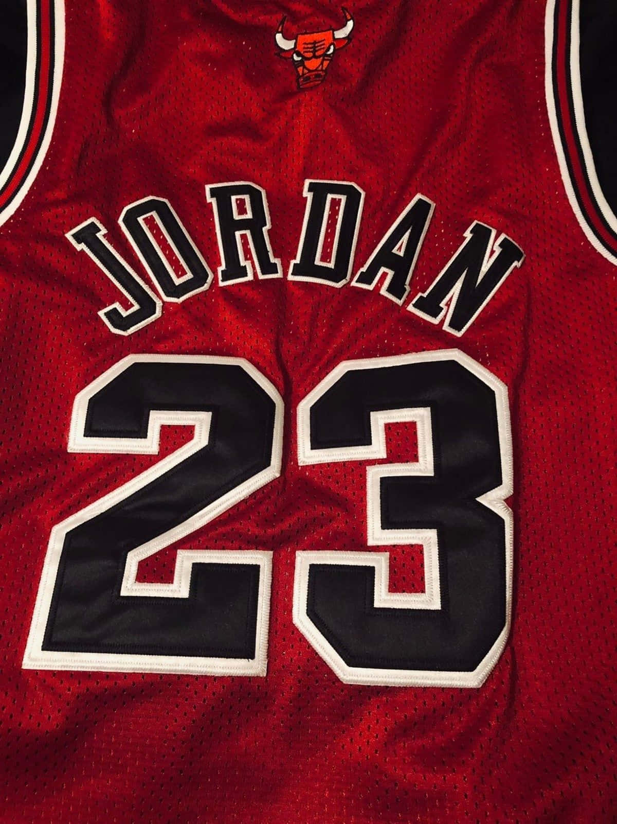 Celebrate Nba Legend Michael Jordan With This Classic Jersey. Background