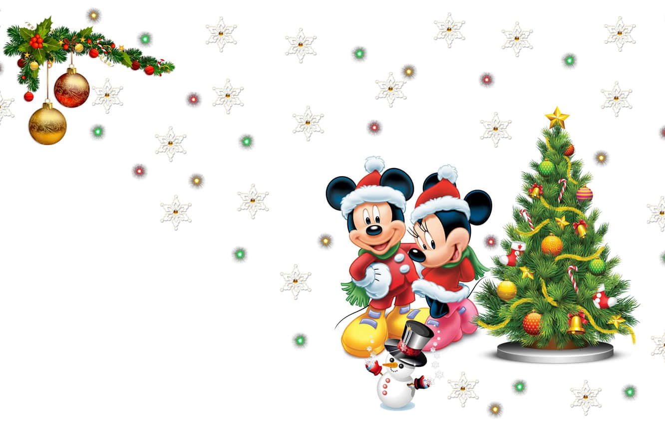 Celebrate New Year's With Mickey Mouse Background