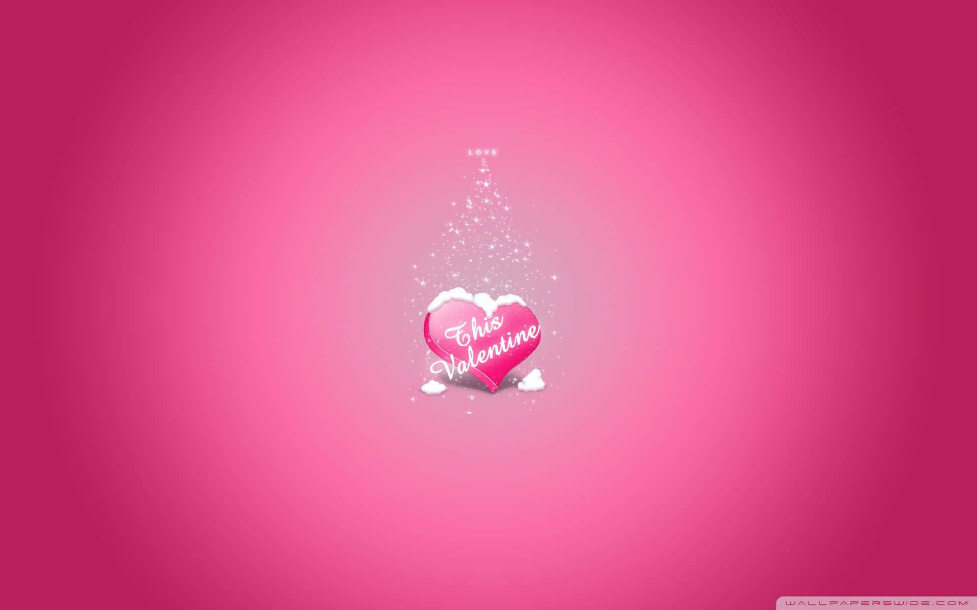 Celebrate Pink Valentine's Day With Your Loved Ones Background