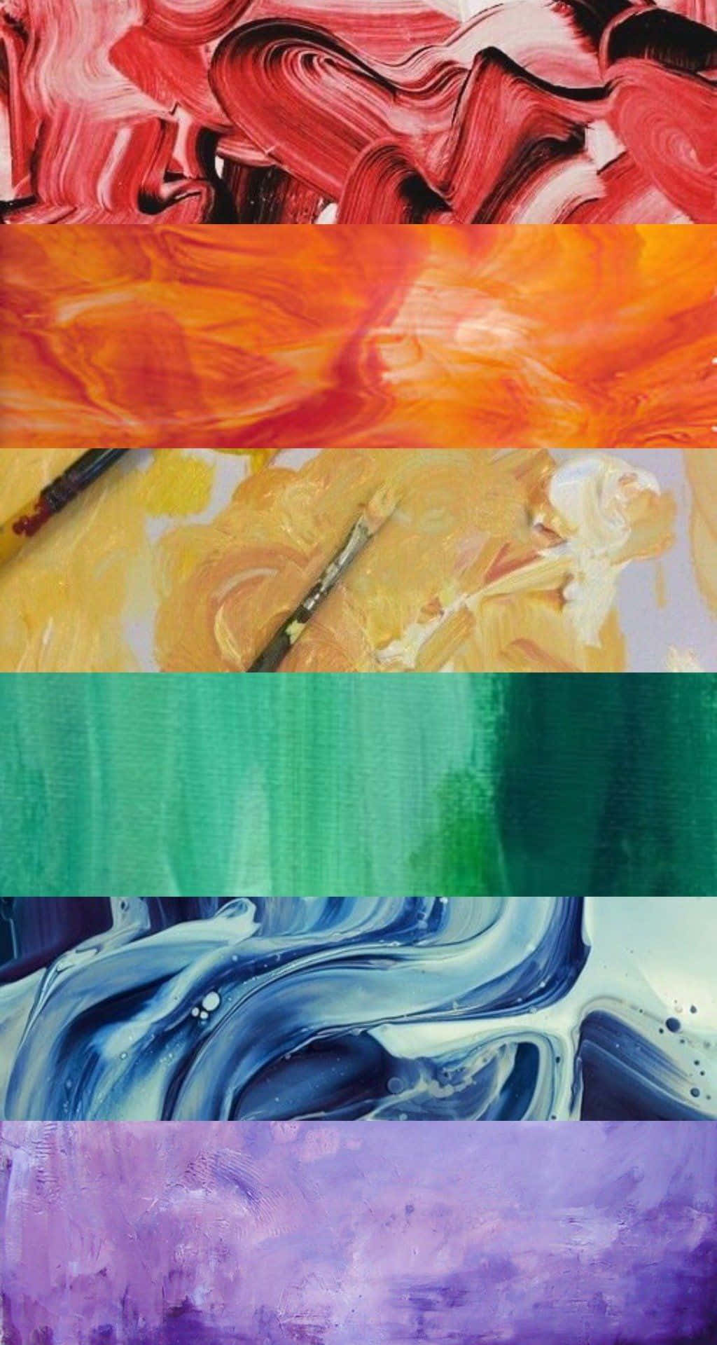 Celebrate Pride With Colorful Aesthetics Background