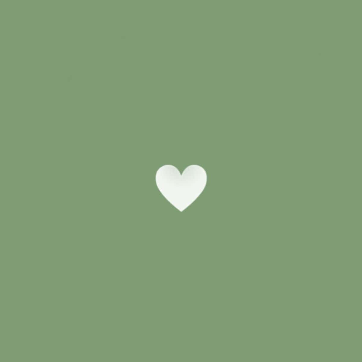 Celebrate Special Moments With Mint Green Hearts Background