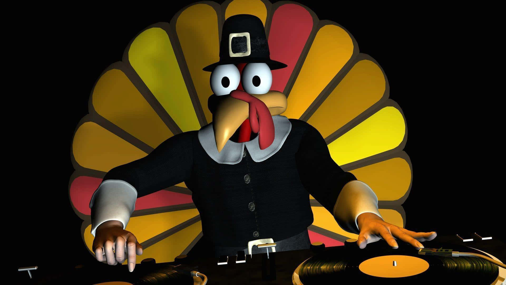 Celebrate Thanksgiving With A Humorous Twist. Background