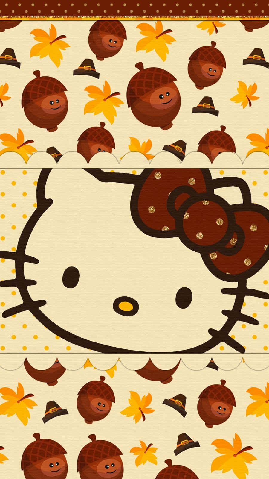 Celebrate Thanksgiving With Hello Kitty Background