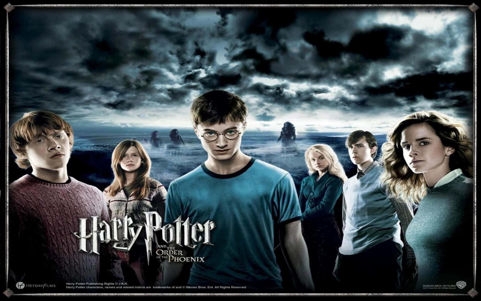 Celebrate The 20 Year Anniversary Of Harry Potter - All Characters United Background